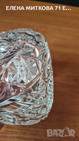 Масивна кристална купичка, снимка 9 - Чинии - 54188747