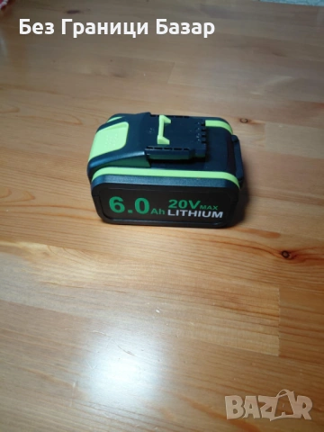 Нова Заместваща батерия 20V 6000mAh за Worx инструменти WA3551 WA3572 WA3553, снимка 2 - Други инструменти - 54053393