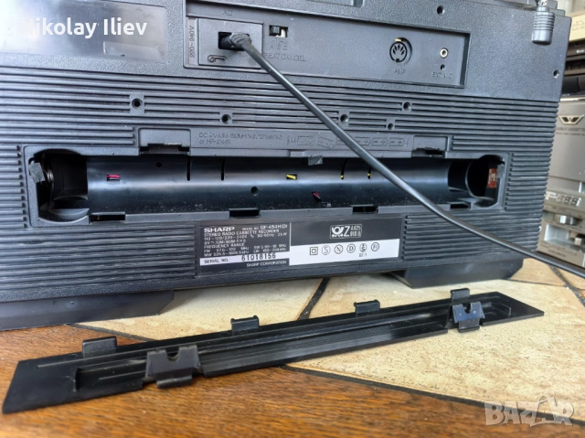 Ретро касетофон Boombox Sharp GF-454H – Перфектно състояние! Работещ!, снимка 7 - Радиокасетофони, транзистори - 54856330