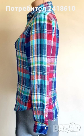 POLO Ralph Lauren Classic Fit 100% Лен / Womens Size M НОВО! ОРИГИНАЛ! Дамска Ленена Риза!, снимка 8 - Ризи - 54294344