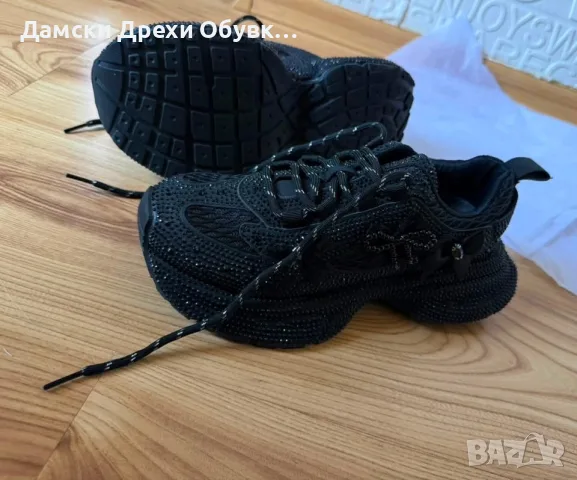 Дамски маратонки с камъчета по модел на Balenciaga , снимка 5 - Маратонки - 55051248