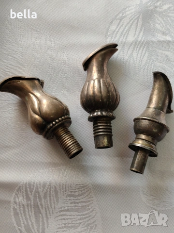 Стари посребрени тапи, за бутилки с орнаменти