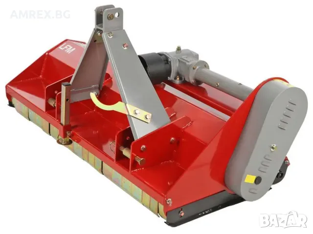 Мулчер за трактор GeoTech PRO 123 см | 20–25 к.с. | 18 чука | Кардан в комплекта, снимка 2 - Селскостопанска техника - 55322368