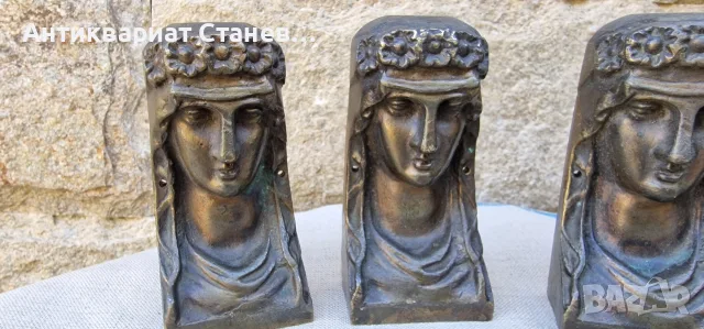 Комплект от четири масивни мебелни аплици, снимка 3 - Други - 55686163