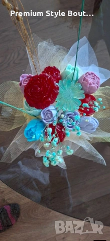 букет от соеви свещи , снимка 16 - Декорация за дома - 54004949