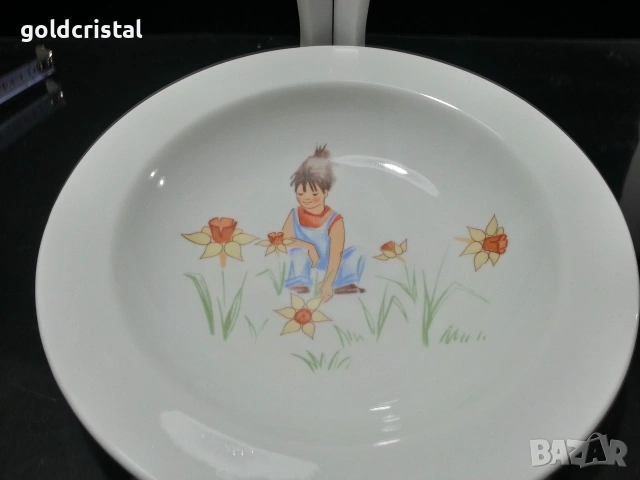 български порцелан чиния , снимка 2 - Антикварни и старинни предмети - 27241186