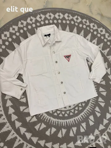 Яке/риза деним guess , снимка 2 - Ризи - 55608787