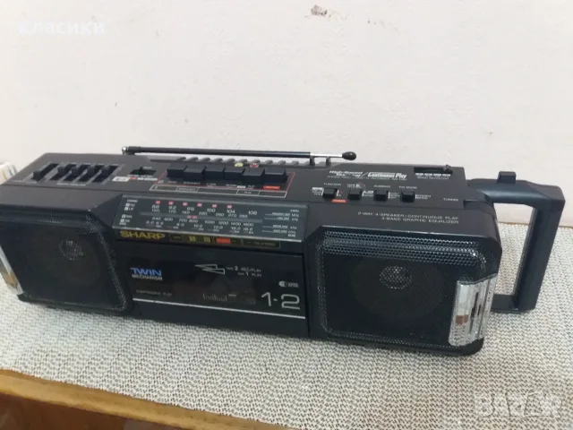 SHARP WQ-T242. Двукасетъчен. , снимка 4 - Радиокасетофони, транзистори - 55330913