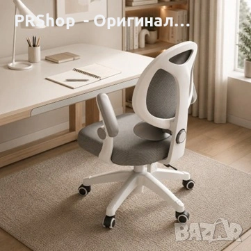Ергономичен детски стол KO53R - сив/бял, снимка 3 - Столове - 54966213