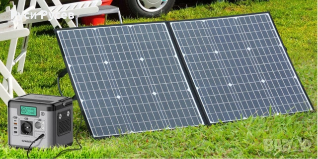 НОВИ с 24м ГАРАНЦИЯ! Оригинален комплект Swarey S500 + Swarey 100W Соларен Панел. Отлично Off-Grid Р