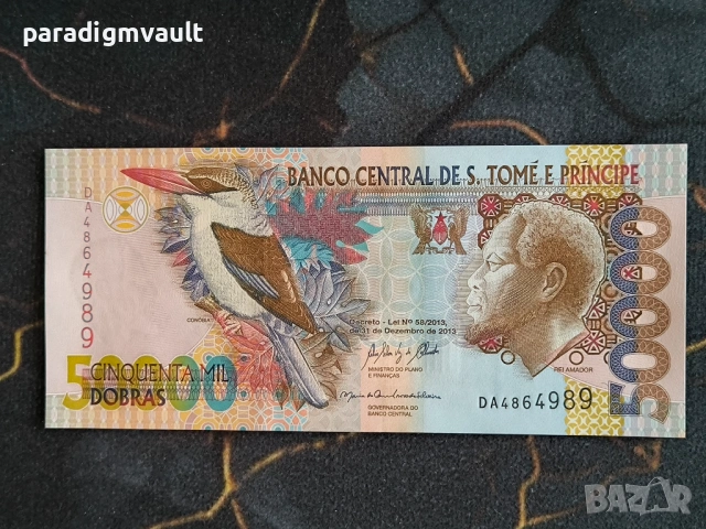 Банкнота - Сао Томе и Принсипи - 50000 добрас UNC | 2013г.