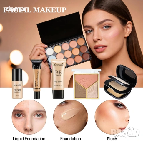 Комплект грим „всичко в едно“ за жени, пълен подаръчен комплект, снимка 3 - Комплекти и лотове - 54224314