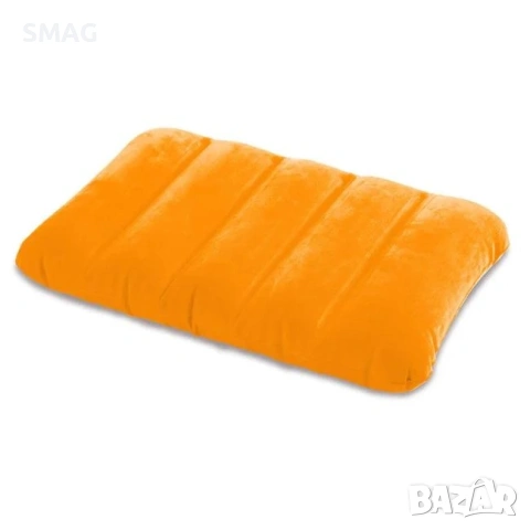 Надуваема кадифена възглавница цветна 43x28x9cm – Intex_1090272, снимка 2 - Къмпинг мебели - 54500952