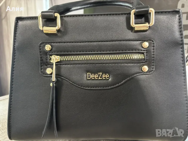 Черна чанта DeeZee, снимка 5 - Чанти - 55626864