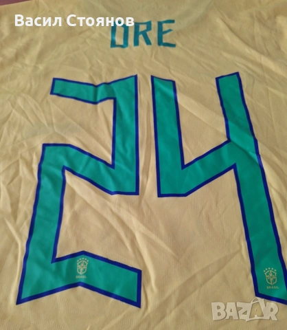 Бразилия / Brazil Nike Home 2022-2023 - размер L, снимка 9 - Фен артикули - 54346093
