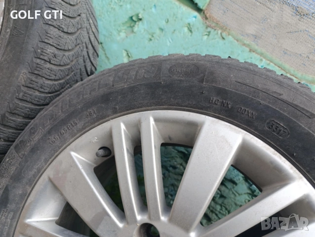 Джанти с гуми  15-ки 4х100  fiat punto grande, снимка 4 - Гуми и джанти - 54333845