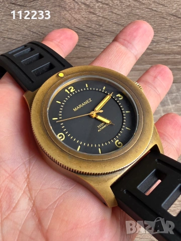 Maranez Talay Brass Automatic-Seiko NH35, снимка 4 - Мъжки - 54668078