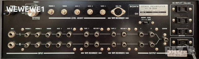 SONY 2000F PRE AMP, снимка 4 - Ресийвъри, усилватели, смесителни пултове - 55128885