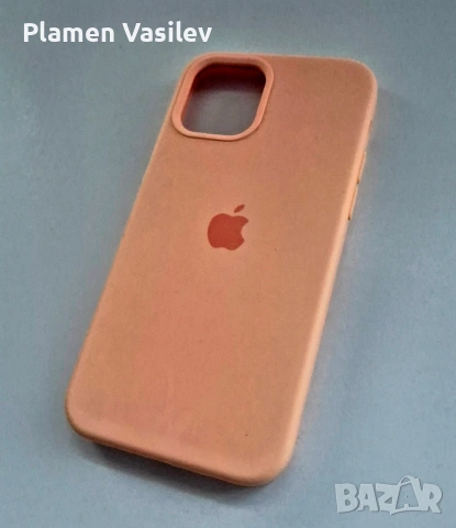 Оригинален силиконов keŭc 3a iPhone 12 / 12 Pro - Apple Silicone Case