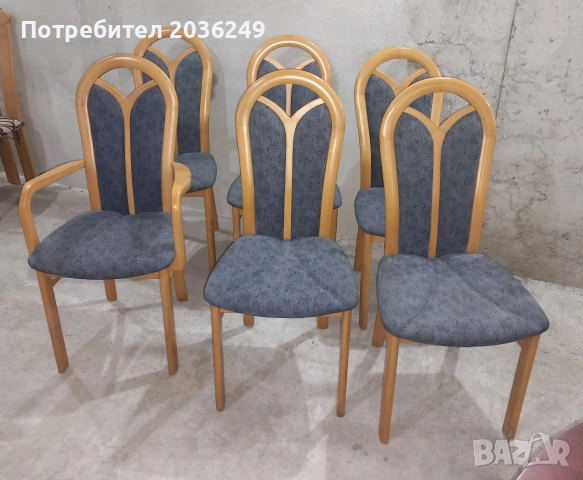 Комплект от 6 броя трапезни столове