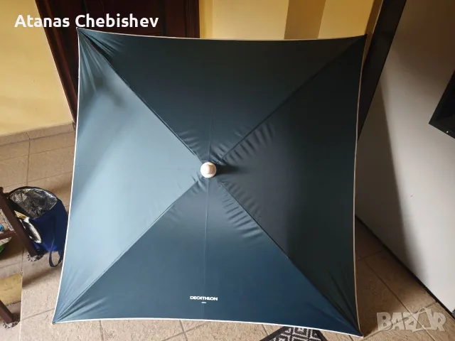 КВАДРАТЕН ПЛАЖЕН ЧАДЪР PARUV 125, UPF 50+, 1 МЯСТО, СИН