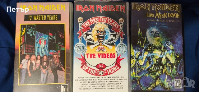 5бр. VHS Видеокасети на легендите Iron Maiden 