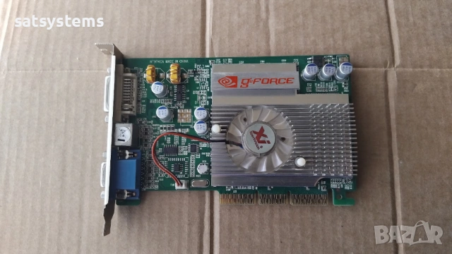 Видео карта NVidia GeForce XpertVision FX5500 256MB DDR 128bit AGP