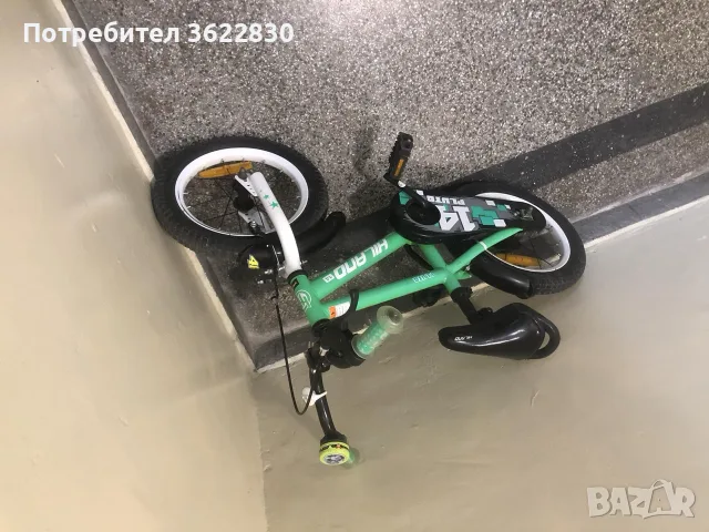Детско колело с помощни колела, снимка 3 - Велосипеди - 55404454