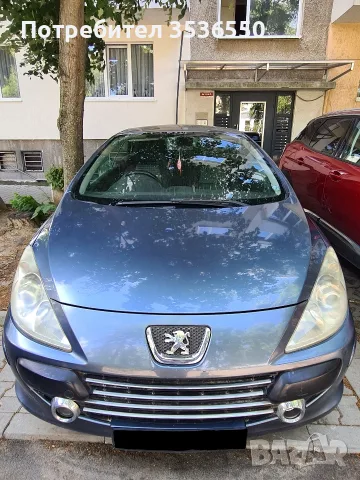 Peugeot 307cc 2.0L кабрио , снимка 2 - Автомобили и джипове - 50489720