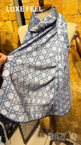 Dior ⚜️ Chanel ⚜️ Hermes ⚜️Дамски Шалове, снимка 11 - Шалове - 54780360