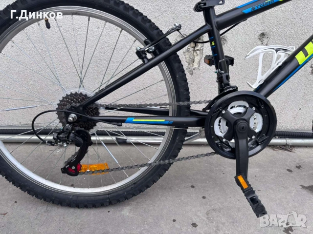 Продавам Детски / Юношески велосипед Ultra Storm 24" (21 скорости) – Като нов!, снимка 3 - Велосипеди - 54821037