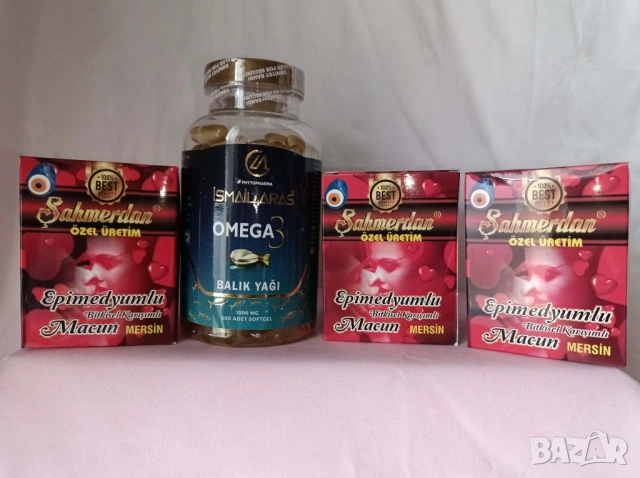 Натурален Билков Афродизиак SAHIMERDAN EPIMEDIUM 240 гр. Епимедиум маджун+подарък 