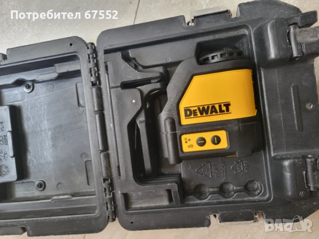 Dewalt DW088 линеен лазерен нивелир, червен. Цената е крайна!