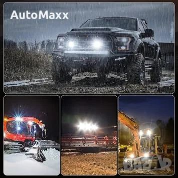 Antom 4бр.126W 12/24V LED работни светлини за off road,камиони багери и др., снимка 7 - Аксесоари и консумативи - 55645787