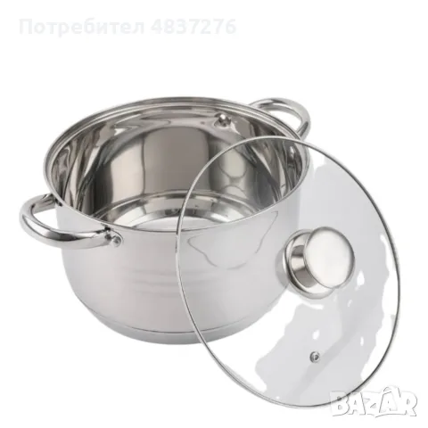 Комплект тенджери 12 части от неръждаема стомана, снимка 5 - Съдове за готвене - 55509853