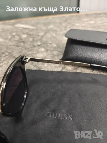 Дамски очила Guess с предпазен черен калъф и черна кърпичка, снимка 7 - Слънчеви и диоптрични очила - 55450877