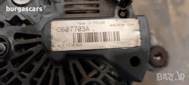 Динамо алтернатор C607703A 140A VW Golf 5 1.9-105к.с. BKC, снимка 3 - Части - 54438611