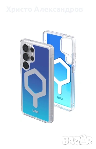 Кейс UAG Plyo Pro за Samsung Galaxy S25 Ultra, Магнитен, Синьо Прозрачен #33