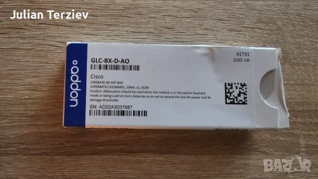 SFP Addon 1 Gbit/s GLC-BX-D-AO