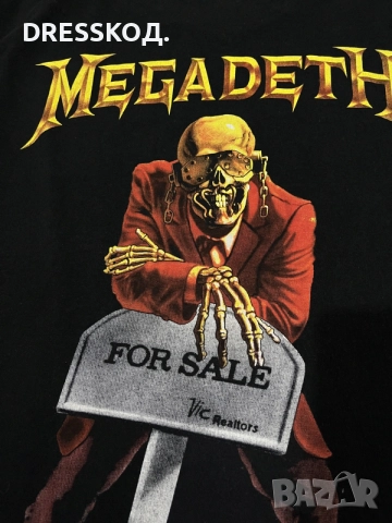 Megadeth мъжка метал тениска, M размер , снимка 4 - Тениски - 55315700