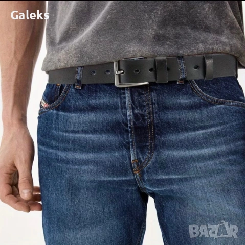 Мъжки бутикови-спортно елегантни колани DOOPAI" в Синьо* /Върхова естест. кожа!, снимка 3 - Колани - 54208922