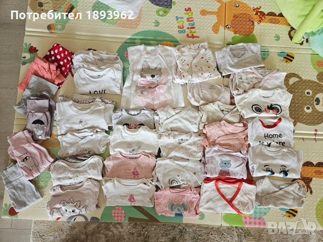 Бебешки дрешки за момиче от 0 до 3 месеца, снимка 3 - Комплекти за бебе - 55051153