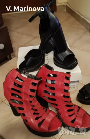 Дамски обувки на ток обща цена 40€, снимка 5 - Дамски обувки на ток - 54588320