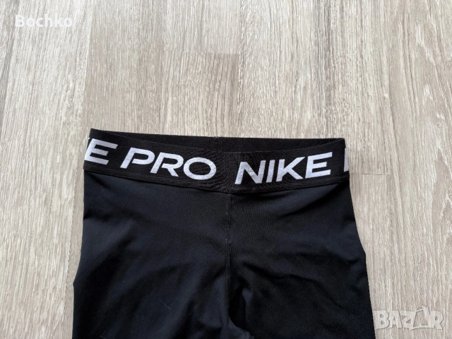 Nike Pro дамски черен клин S размер, снимка 5 - Клинове - 54591310