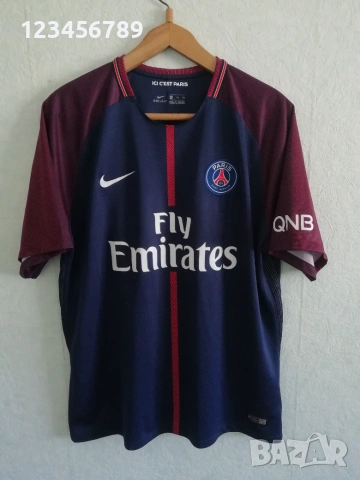 ПСЖ Мбапе оригинална тениска фланелка екип PSG Mbappe Paris Saint Germain Nike , снимка 2 - Тениски - 53353478