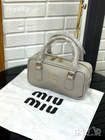 Miu Miu Нова Дамска Кожена Чанта Миу Миу Различни Цветове , снимка 8 - Чанти - 55329906