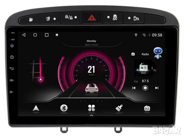 Мултимедия, Peugeot 408, 308, Навигация Android, Waze, Carplay, Андроид Auto, Пежо 408, 2DIN, плеър, снимка 16 - Аксесоари и консумативи - 35238408