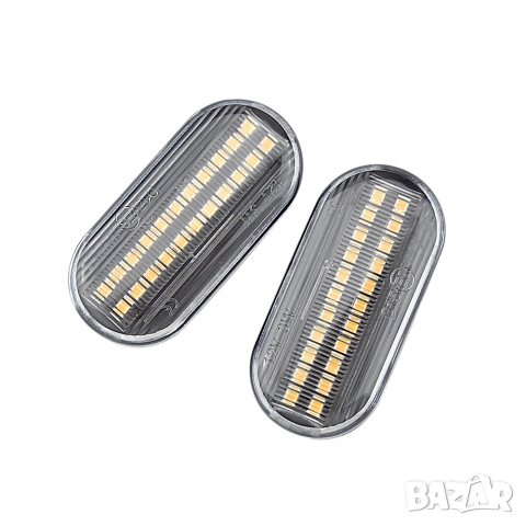 LED Динамични Странични Мигачи за Nissan Qashqai J10 / Note E11 / Tiida C11 / Navara D40, снимка 2 - Аксесоари и консумативи - 54987578