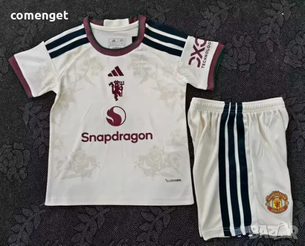 Екипи MANCHESTER UNITED / МАН ЮНАЙТЕД с ИМЕ и НОМЕР! Или на ОТБОР по ТВОЙ избор!, снимка 2 - Детски комплекти - 53566128
