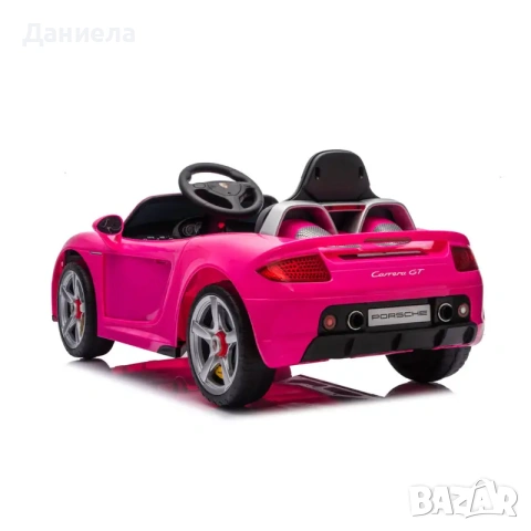 Ел. кола Porsche Carrera GT розова, снимка 3 - Коли, камиони, мотори, писти - 55264667